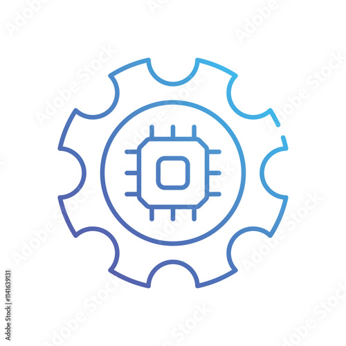 Chip Setting vector icon