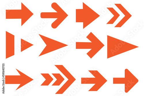 Arrowheads on documents. As bullets.