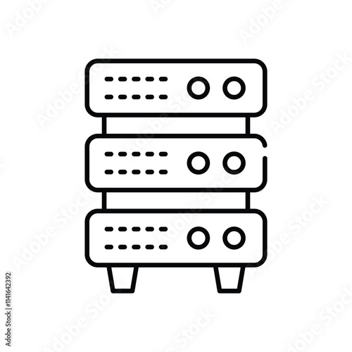 Network Storage vector icon