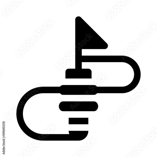 Harpoon glyph icon