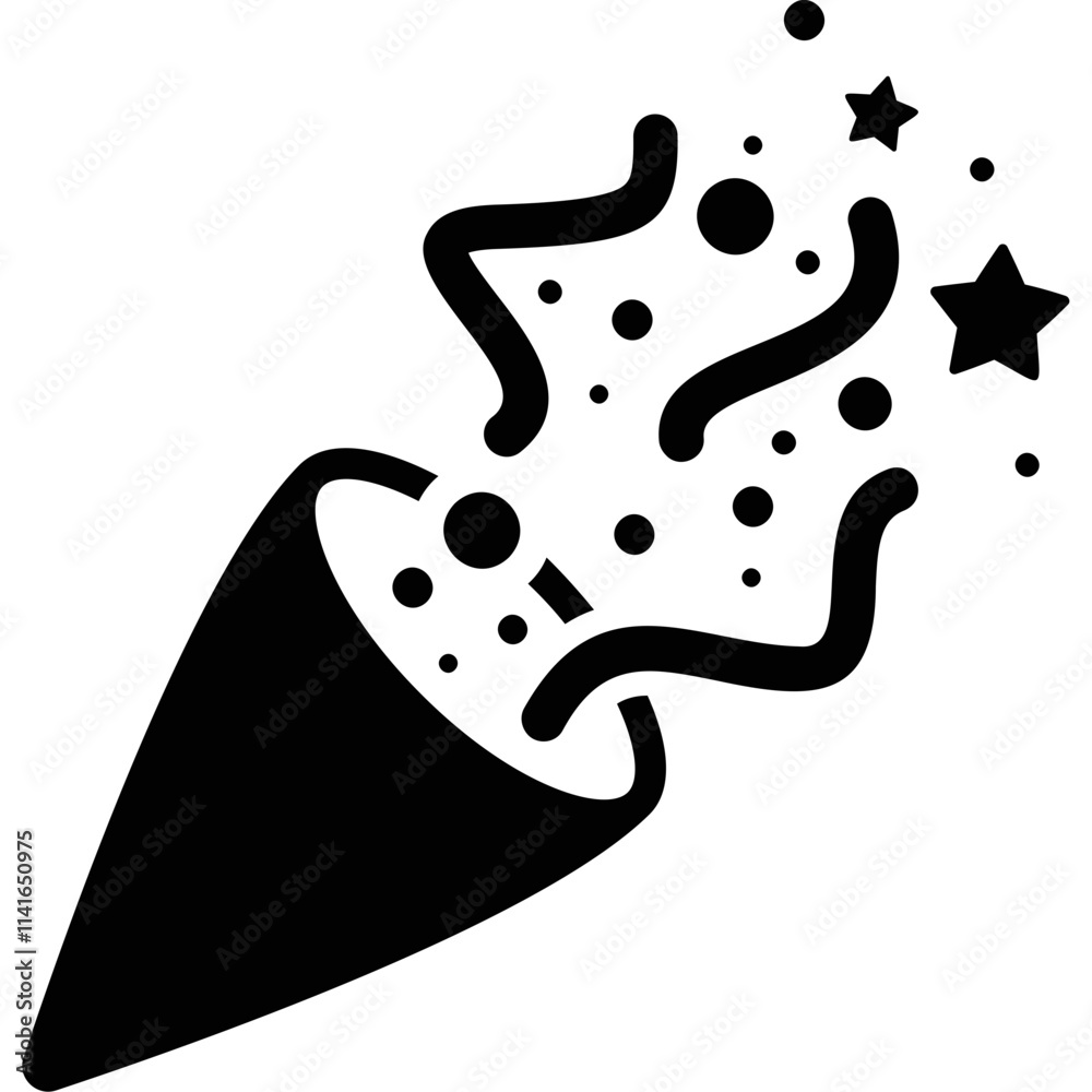Obraz premium Simple vector icon confetti
