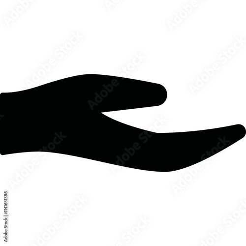 Simple vector icon hand