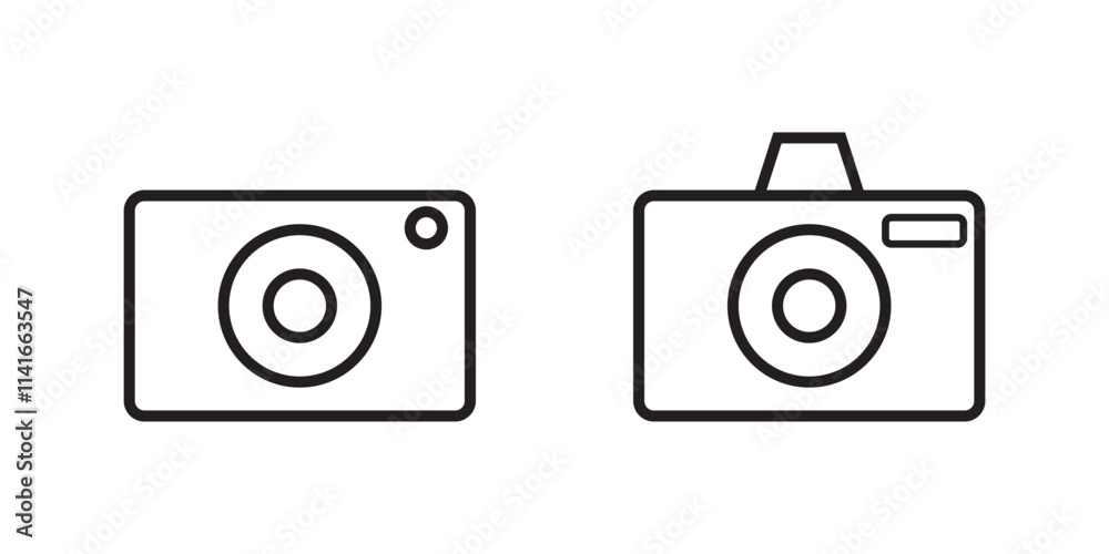 Camera icon vector illustration. photo camera sign and symbol. photography icon Camera icon vector illustration. photo camera sign and symbol. photography icon