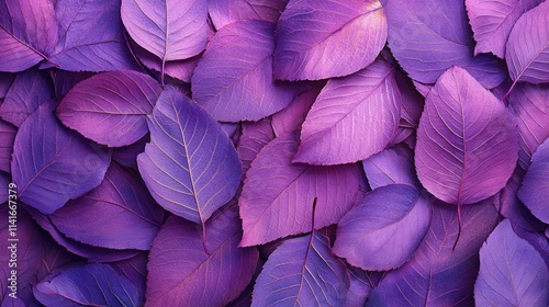 Pile of purple leaves in a close-up view.