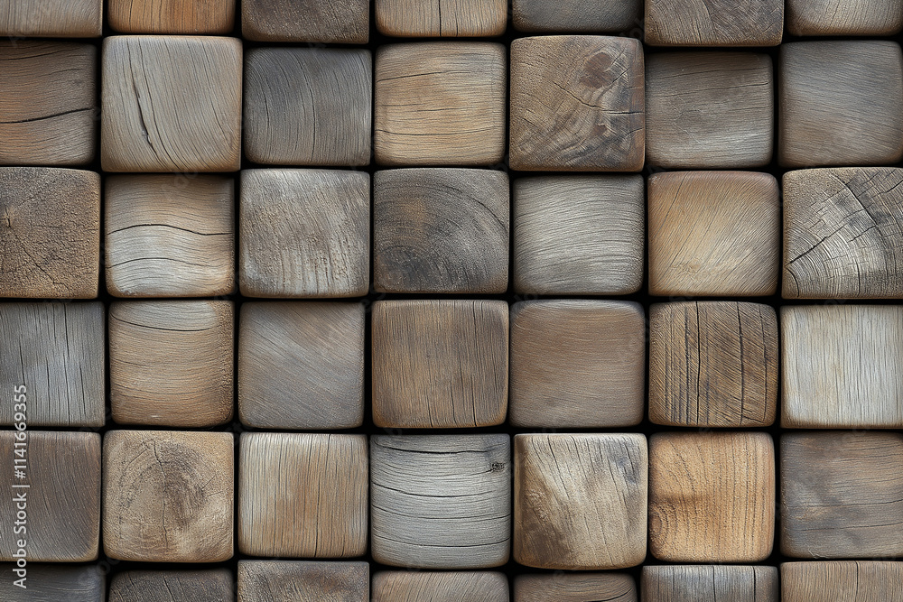 Natural Beige Wooden Wall Block Texture Background Panorama Natural Beige Wooden Wall Block Texture Background Panorama