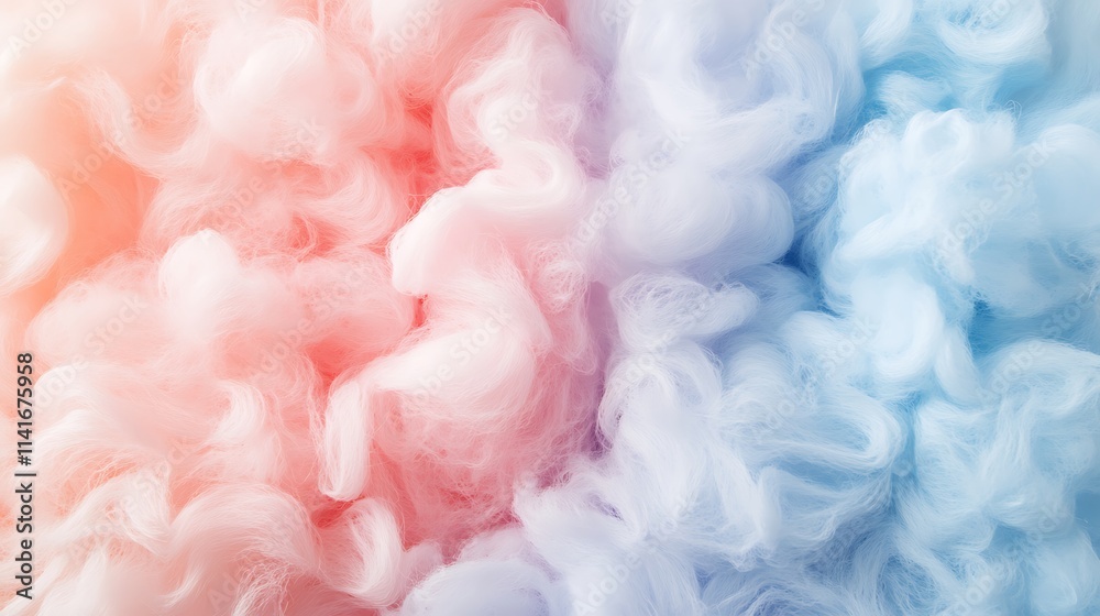 Smoke like cotton abstract background in pink to blue color theme, fluffy softcore material Smoke like cotton abstract background in pink to blue color theme, fluffy softcore material