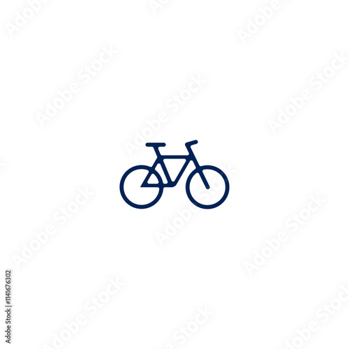 Bike icon isolated on white background