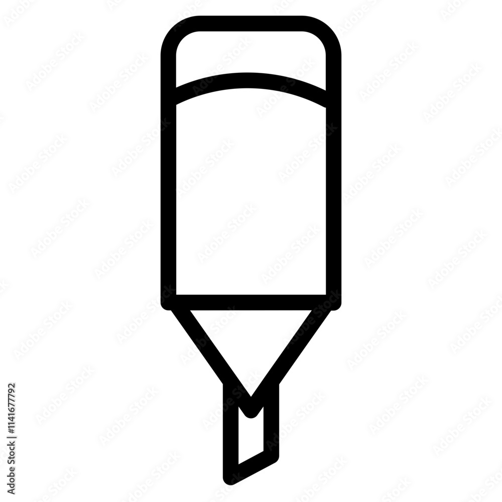 Highlighter Text Education Line Icon Highlighter Text Education Line Icon