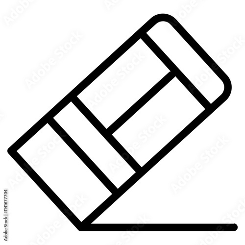 Eraser Remove Pencil Line Icon