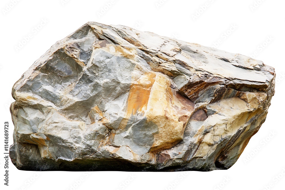 Smooth rock texture isolated on white background Smooth rock texture isolated on white background