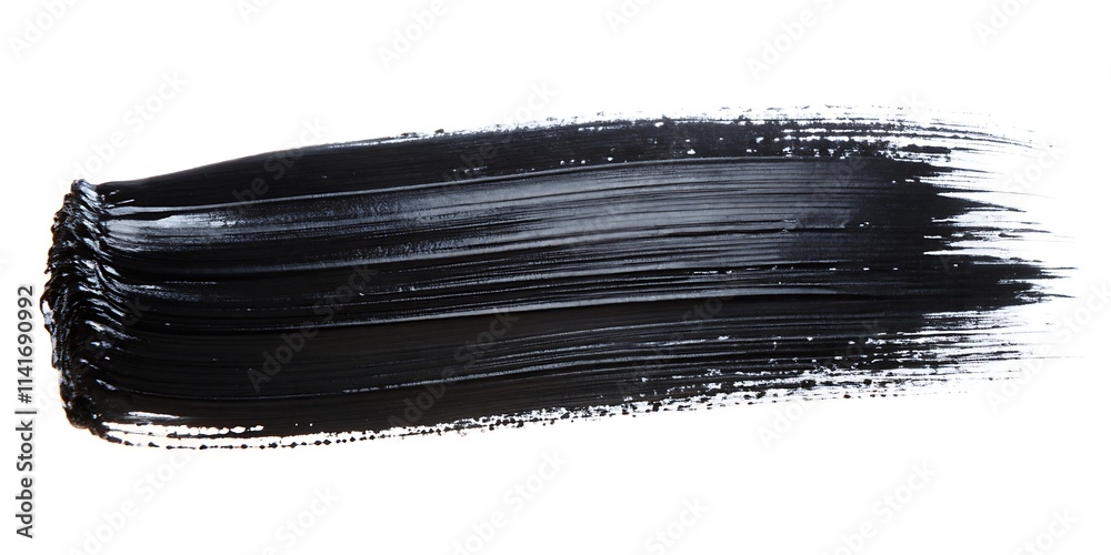 Bold Brush Stroke Pattern. Abstract Black Vector Art. Textured Ink Brush. Bold Brush Stroke Pattern. Abstract Black Vector Art. Textured Ink Brush.