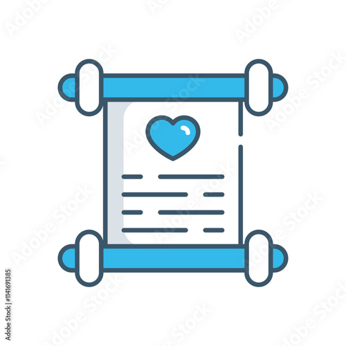 Wedding Vows vector icon