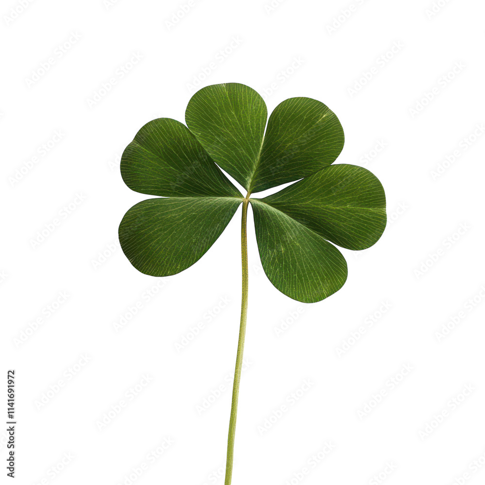 Isolated Three-Leaf Clover for Design Projects Transparent Background Isolated Three-Leaf Clover for Design Projects Transparent Background