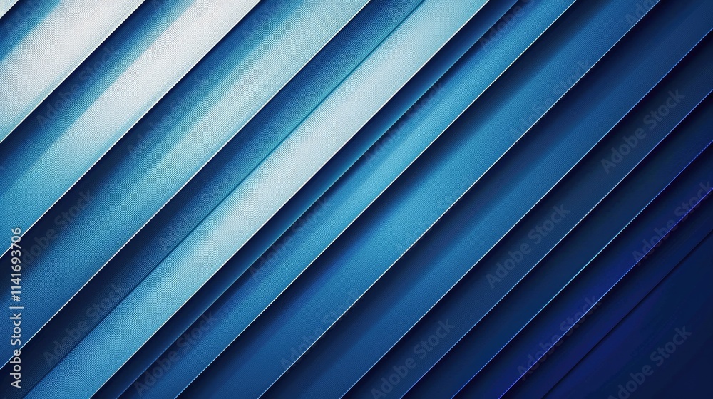 Obraz premium Abstract blue diagonal lines create a modern, dynamic background.