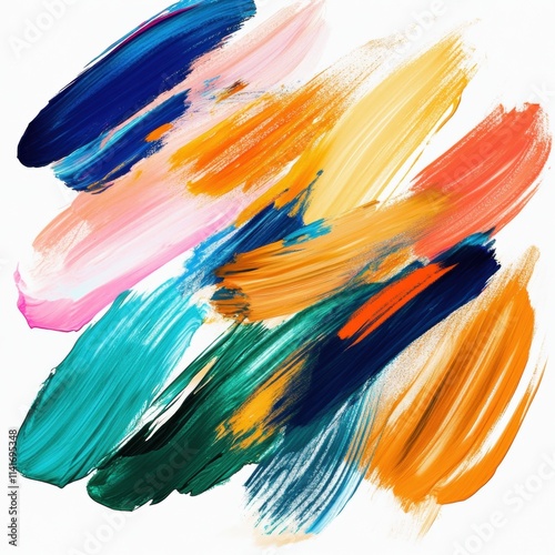 Wallpaper Mural Dynamic abstract art creation studio digital artwork bright colors artistic perspective modern expression Torontodigital.ca