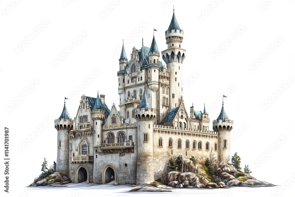 Majestic castle like luxury hotel with fairytale theme and stunning architecture Majestic castle like luxury hotel with fairytale theme and stunning architecture