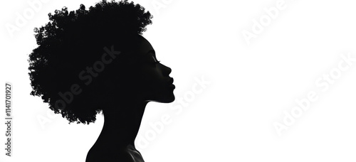 Black Woman Silhouette Black awareness photo