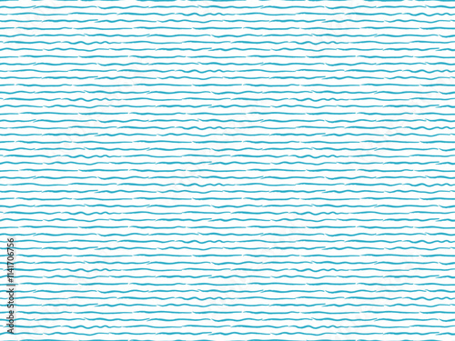 One-color seamless background with doodle lines