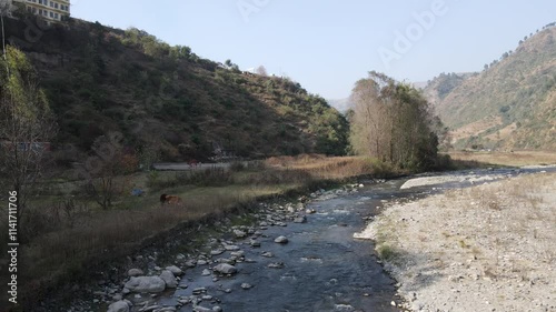 river in the mountains