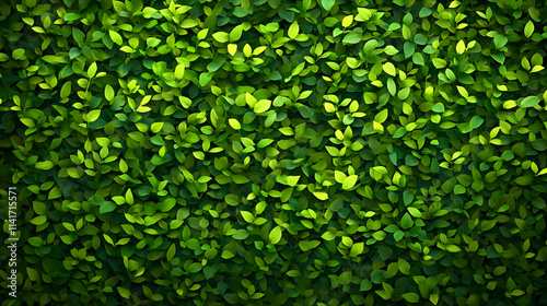 Lush green leaf background texture.