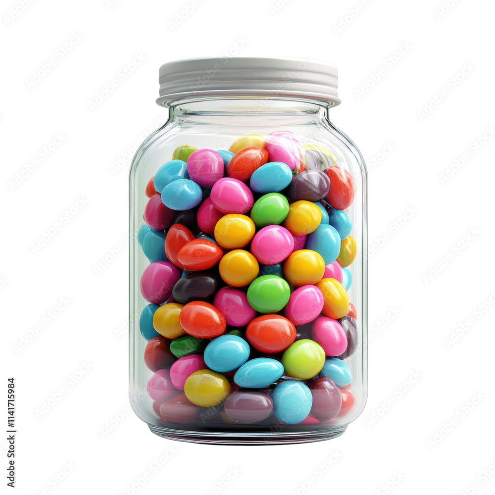 Colorful candy display in jar bright kitchen food photography vibrant environment close-up sweet treats concept Colorful candy display in jar bright kitchen food photography vibrant environment close-up sweet treats concept