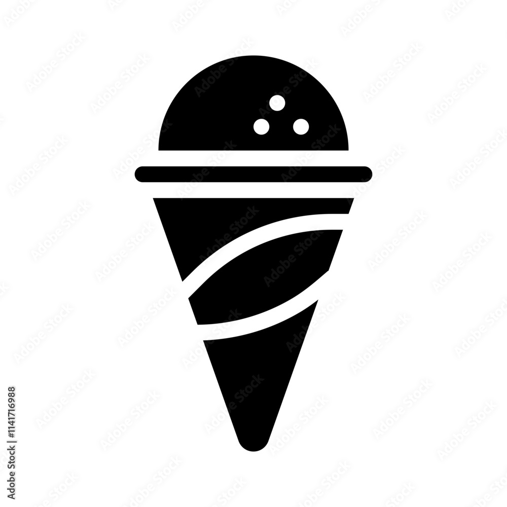 ice cream glyph icon ice cream glyph icon