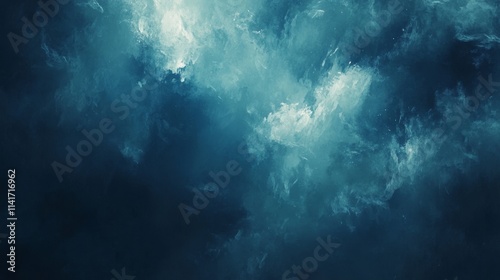 Abstract Blue and White, Cloudy Texture, Dreamy Atmosphere, Dramatic Sky, Smoky Effect