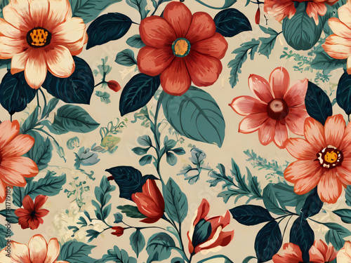 seamless floral background
