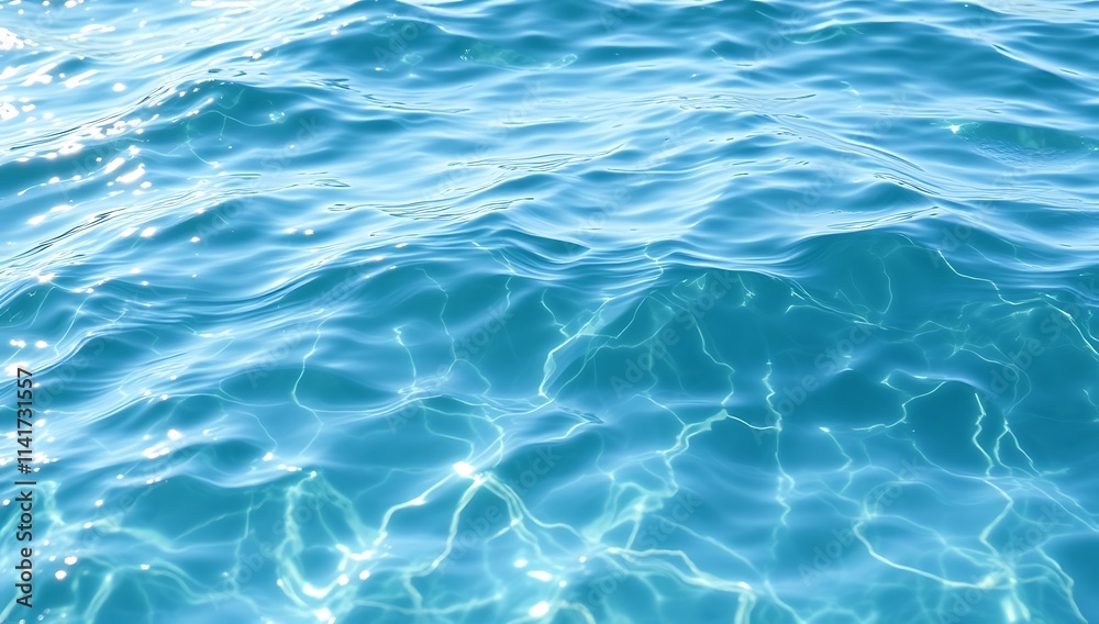 Sunlit Aqua Water Surface Gentle Waves Ripple Sunlit Aqua Water Surface Gentle Waves Ripple