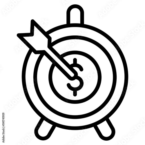 Goal setting icon