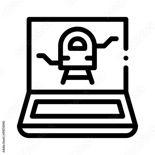 Platform line icon