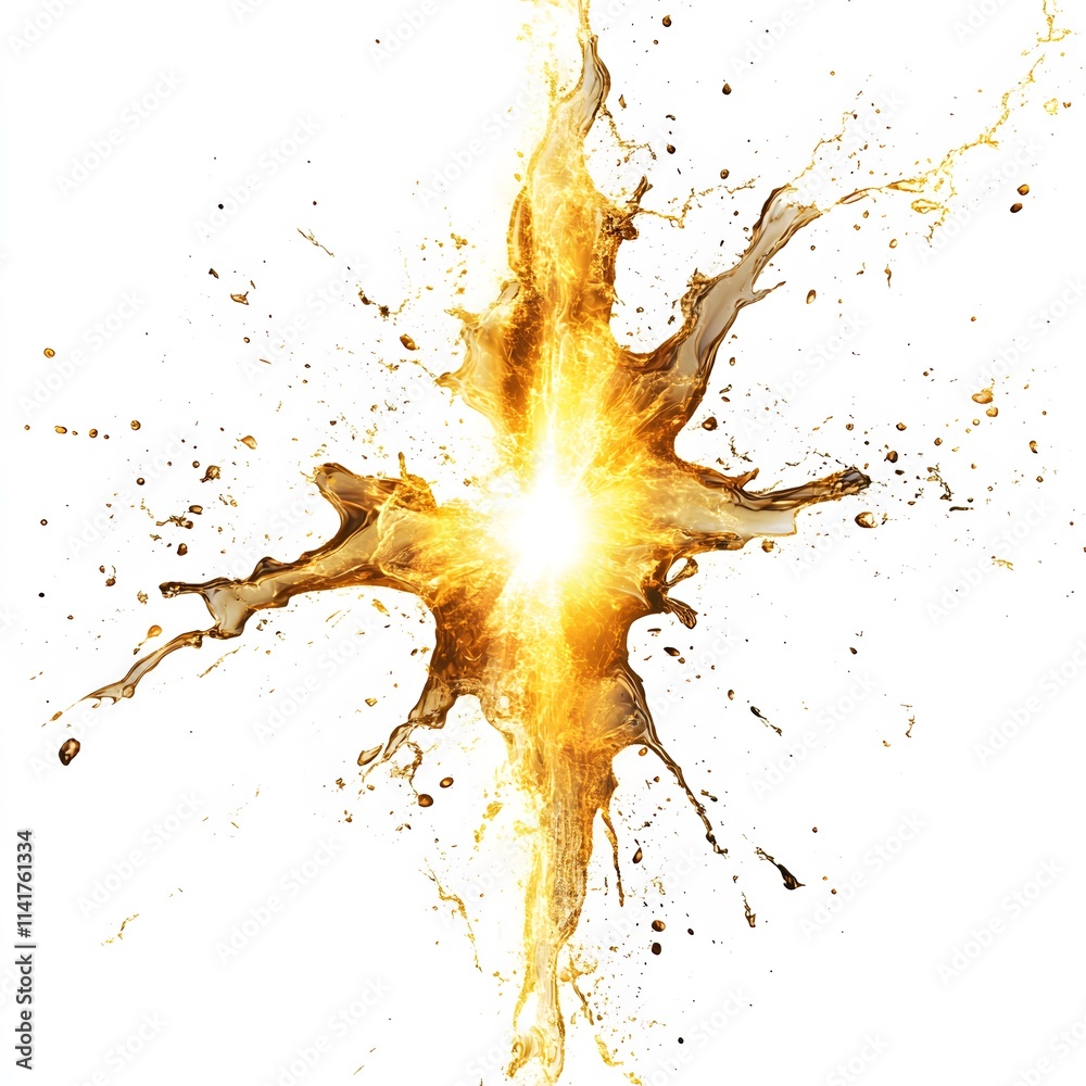 custom made wallpaper toronto digitalA bright spark of energy leaping between two points, crackling against the white background