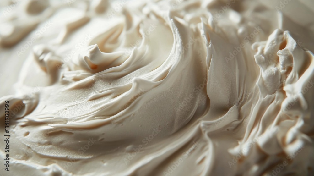 Creamy Whipped Meringue Dessert Swirls Texture Creamy Whipped Meringue Dessert Swirls Texture