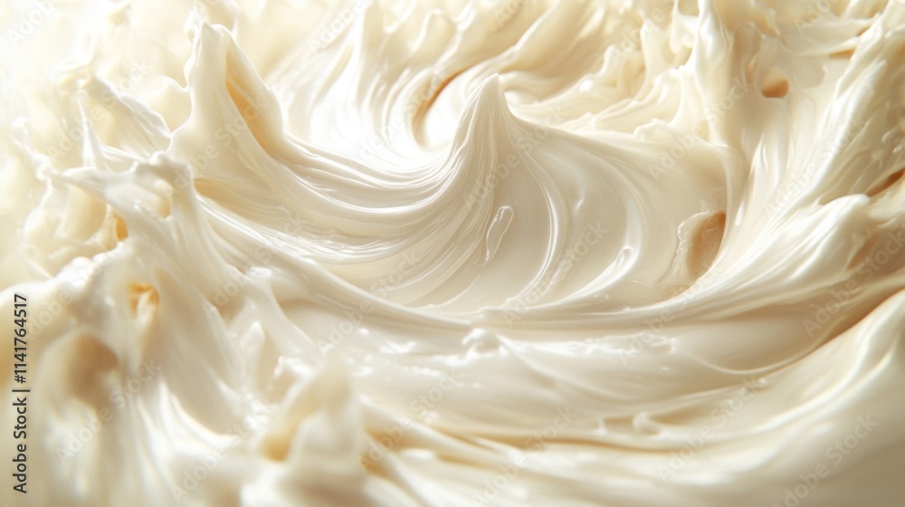 Creamy Swirled Substance Abstract Texture Creamy Swirled Substance Abstract Texture