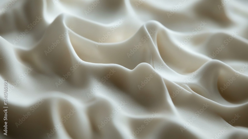 Elegant Draped Cream Colored Fabric Texture Elegant Draped Cream Colored Fabric Texture
