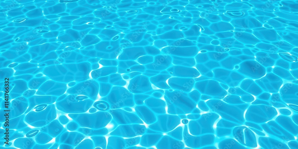 Crystal clear blue pool water creating a beautiful background, calm, background Crystal clear blue pool water creating a beautiful background, calm, background