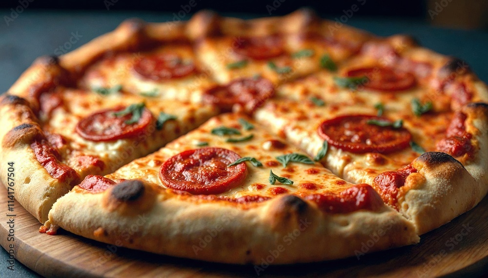 Chicago-Style Pizza with Bubbly Cheese