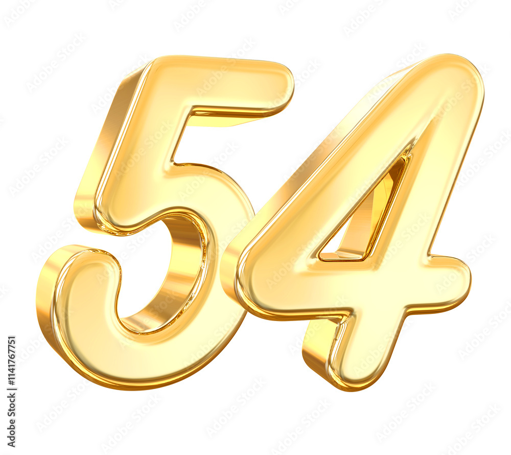 Gold Number 54