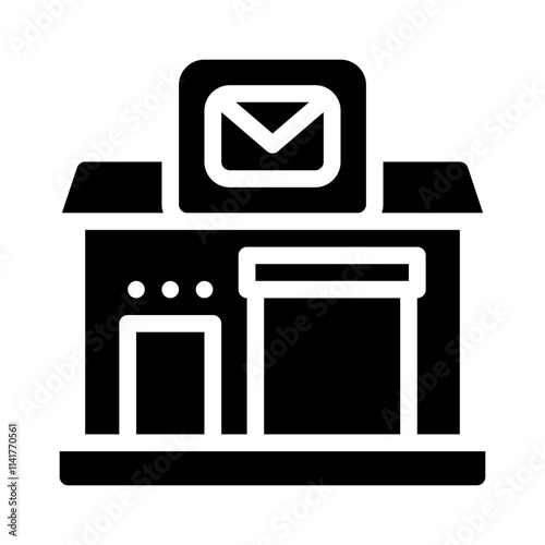 Mail glyph icon