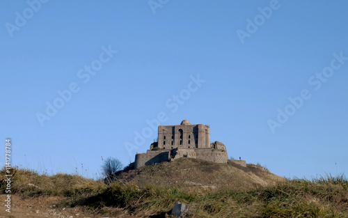 Forte Diamante, an important Genoese fortification located in the Italian municipality of Sant'Olcese.  photo