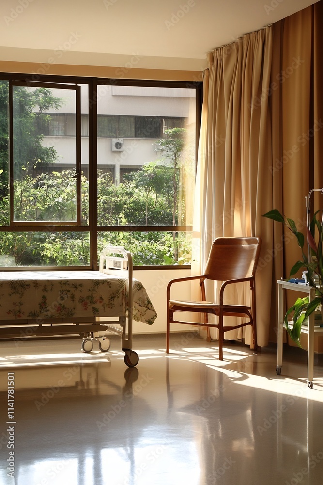 Cozy and Luminous Living Room with Natural Accents and Tranquil Ambiance