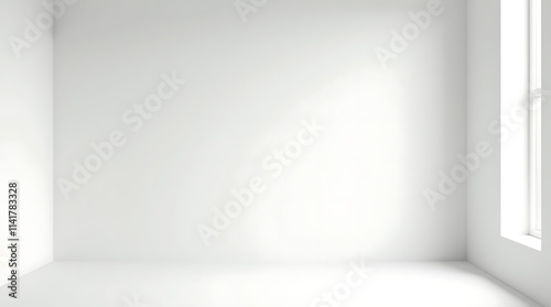 Wallpaper Mural Empty White Room with Archways, Perfect for Mockups, Generative AI Torontodigital.ca