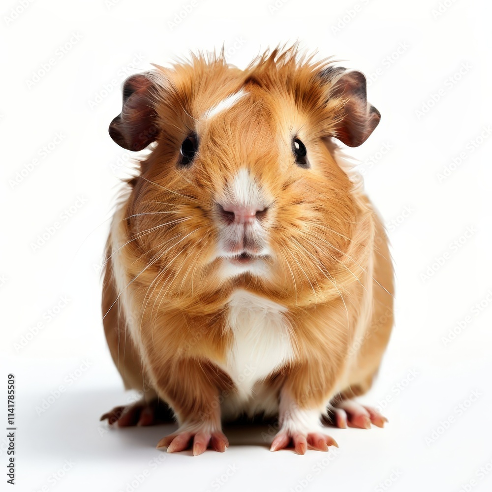 the AI Image Generator, Adorable Guinea Pig with Brown and White the AI Image Generator, Adorable Guinea Pig with Brown and White