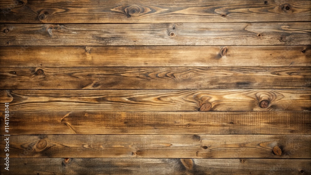 Fototapeta premium Rustic Brown Wooden Planks Background Texture for Design Projects