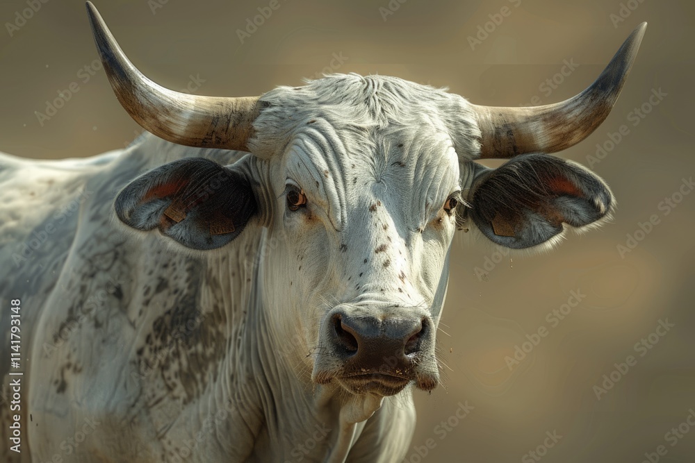 Naklejka premium Brahman cow