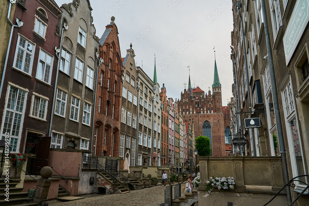 old town in the center of Gdansk, Danzig in Poland. old town in the center of Gdansk, Danzig in Poland.