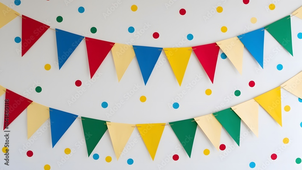 Obraz premium colorful flags on a white background