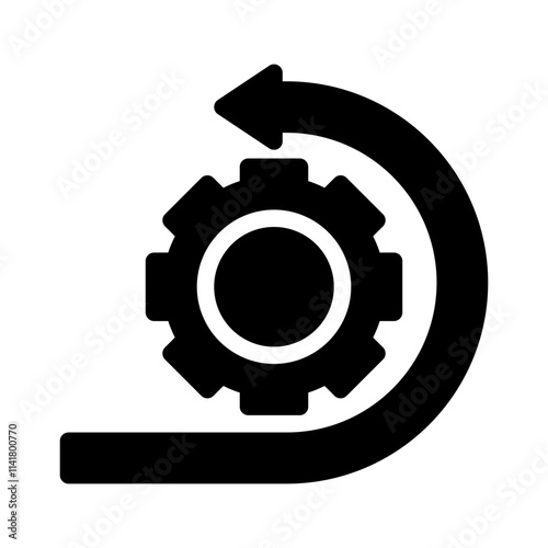 agile methodology glyph icon