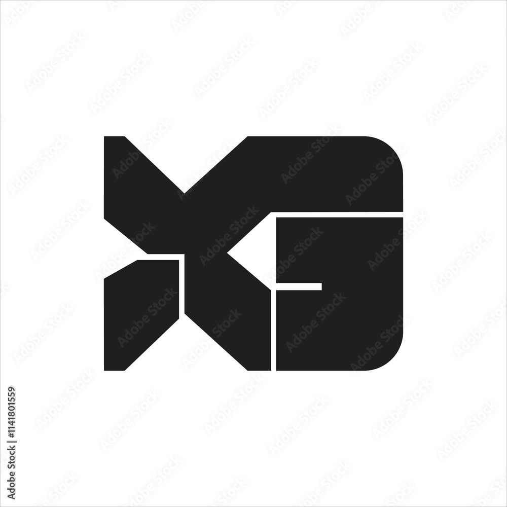 GX or XG, Abstract initial monogram letter alphabet logo design idea GX or XG, Abstract initial monogram letter alphabet logo design idea