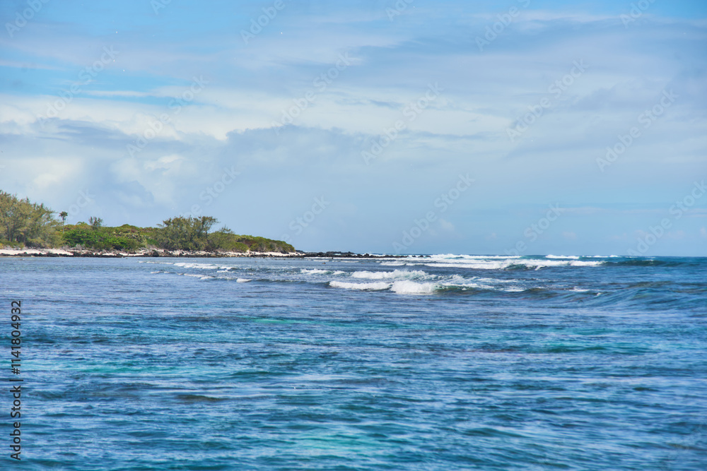 Tidal area near Gabriel Island, a beautiful natural reserve in Mauritius Tidal area near Gabriel Island, a beautiful natural reserve in Mauritius